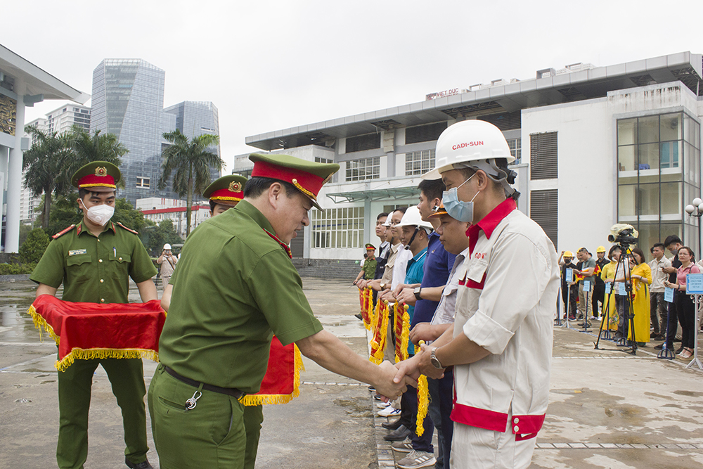 CADI-SUN đạt giải cao tại Hội thi Chữa cháy và cứu nạn cứu hộ quận Thanh Xuân 